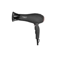 Фен DELTA LUX DL-09412400Вт, турмалиновая ионизация, чёрный с розовым /23685