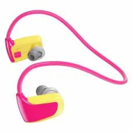 Perfeo цифровой спортивный аудио плеер Perfeo Neptun 8 Gb, жёлто-розовый (VI-M015-8 Gb Pink)