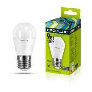 Лампа Ergolux LED-G45-9W-E27-6K 