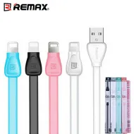 REMAX КАБЕЛЬ USB 2.0>iPhone5/6 ПЛОСКИЙ СИНИЙ 1.0м RC-028i  