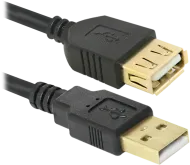 USB кабель USB02-10 USB2.0 AM-AF, 3.0м DEFENDER 