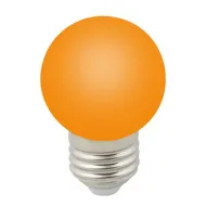 Лампа Volpe Оранжевая LED-G45-1W/ORANGE/E27/FR/С