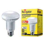 Лампа LED зеркальная 12вт E27 R80 белый NAVIGATOR