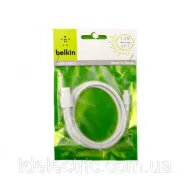 USB кабель BELKIN для iPhone 5/5S/6 1.2 м, бел техпак