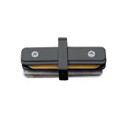 Соединитель UBX-Q122 G11 BLACK 1 POLYBAG  для 2-х шинопров/ типа G, прямой внутренний. Однофазный.
