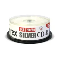 Диск CD-R Mirex SILVER 700 Мб 24x Cake box 10