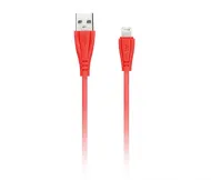 Дата-кабель Smartbuy 8pin в резин. оплетке Gear, 1 м., <2А,iK-512RG red