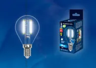 Лампа Uniel LED-G45-6W/NW/E14/CL PLS02WH 4000K