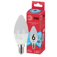 Лампа ЭРА RED LINE LED B35-6W-840-E14 R E14 / Е14 6 Вт свеча нейтральный белый свет