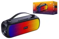 Perfeo Bluetooth-колонка "L.E.D." 14W, MP3 USB, AUX, FM, TS 6,35, VA, HF, TWS черная