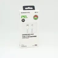 Кабель BOROFONE BX36 Union PD USB-C to Lightning с быстрой зарядкой в коробке (Original) (1м)