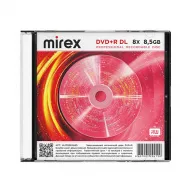 Диск Mirex DVD+R Slim 8x Dual Layer 8.5Gb