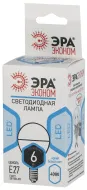 Лампа ЭРА RED LINE LED P45-6W-840-E27 E27 / Е27 6Вт шар нейтральный белый свет