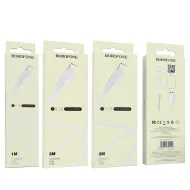 Кабель iphone 5 BOROFONE BX18 в коробке (Original) (1м)