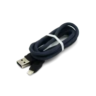 Кабель iPhone 5 UNION UC-06 в колбе в матерчатой обмотке (Original) (1.0м) микс