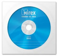 Диск Mirex CD-R Standart 48x, в бум. конверте