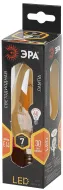 Лампа светод. ЭРА F-LED B35-7w-827-E14 gold