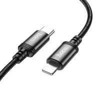 Type-С кабель HOCO X91 Radiance Type-C - Lightning 3 метра, 20W, 3A, нейлон, черный