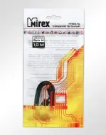 Кабель соединительный Mirex USB 2.0 AM- 8pin (M) 1 метр, чёрный (7504)