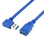 Орбита OT-PCC16 переходник USB 3.0 (штекер угловой USB - гнездо USB) 30см