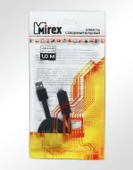 Кабель соединительный Mirex USB 2.0 AM- 8pin (M)/microB (M) 1 метр (7535)