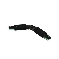 СоединительUBX-Q122 G24 BLACK 1 POLYBAG  для 2-х шинопров типа G, гибкий. Однофазный. Чер