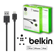 USB кабель BELKIN для iPhone 5/5S/6, 1.2 м черн