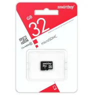Карта памяти Micro-SD 32GB Smartbuy 32GB Class 10 (без адаптера) LE