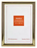 Ф/рамка 21*30 111 RP золото закругл