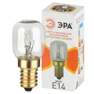 Лампочка накал. ЭРА T25 15Вт Е14/E14 230В  для духовых шкафов