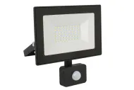 Прожектор  Ultraflash LFL-5002S  C02 чер. с датчиком, 50 Вт, 6500К