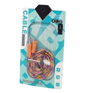 Кабель USB 2А Орбита KM-46  (iOS Lighting) 1м