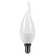 Светод. свеча на ветру лампа Smartbuy-C37-9,5W/3000/E14 (SBL-C37Can-9_5-30K-E14)
