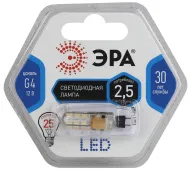 Лампа LED Эра smd G4-JC-2,5W-corn- 840 17111