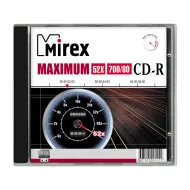 Диск Mirex CD-R Slim Maximum ПОШТУЧНО
