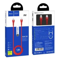 USB-С кабель HOCO X45 Surplus PD USB-C-8pin (Lightning)  1 метр, 3А, ПВХ, красный