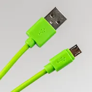 Dialog CU-0310 green - кабель microUSB B (M) - USB A (M), V2.0, длина 1.0 м, зелёный, в пакете