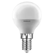 Лампа LED Ergolux G45-7W-E14-4500K шар 12144