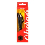 Кабель Smartbuy 8pin для Apple, плоский, резина длина 1 м, чер BOX iK-512r-NBblack