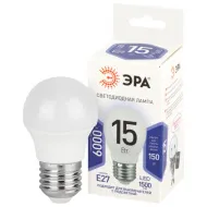 Лампа светод. ЭРА STD LED P45-15W-860-E27 15Вт