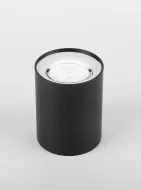 Подсветка OL1 GU10 BK/CH  ЭРА накладной, GU10, D80*100мм, черный/хром