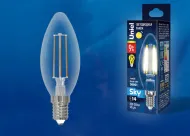 Лампа Uniel LED-C35-13W/4000K/E14/CL