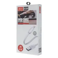 USB-кабель BYZ BL-628i AM-8pin (Lightning)  2 метра, 2.1A, ПВХ, белый