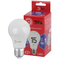 Лампа ЭРА LED A60-15W-865-E27 R  (диод, груша, 15Вт, хол, E27)