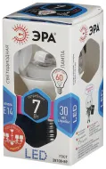 Лампа светод. ЭРА LED smd P45-7w-840-E14 Clear