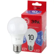 Лампа ЭРА RED LINE LED A60-10W-865-E27 R Е27 / E27 10 Вт груша холодный дневной свет