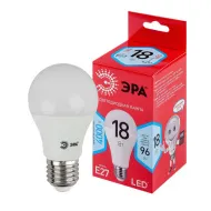 Лампа ЭРА RED LINE LED A65-18W-840-E27 R Е27 / E27 18 Вт груша нейтральный белый свет
