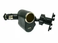 Крепление в прикуриватель + USB Орбита TD-038