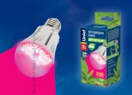 Лампа светодиод. для растений LED-A60-9W/SP/E27/CL Uniel