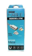 Кабель магнит Iphone+Micro 1,2M